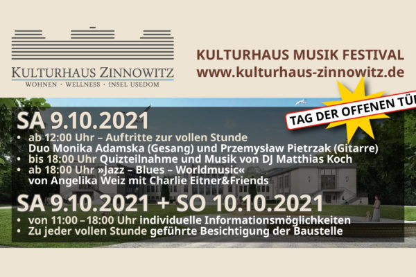 Kulturhaus Zinnowitz - Musikfestival